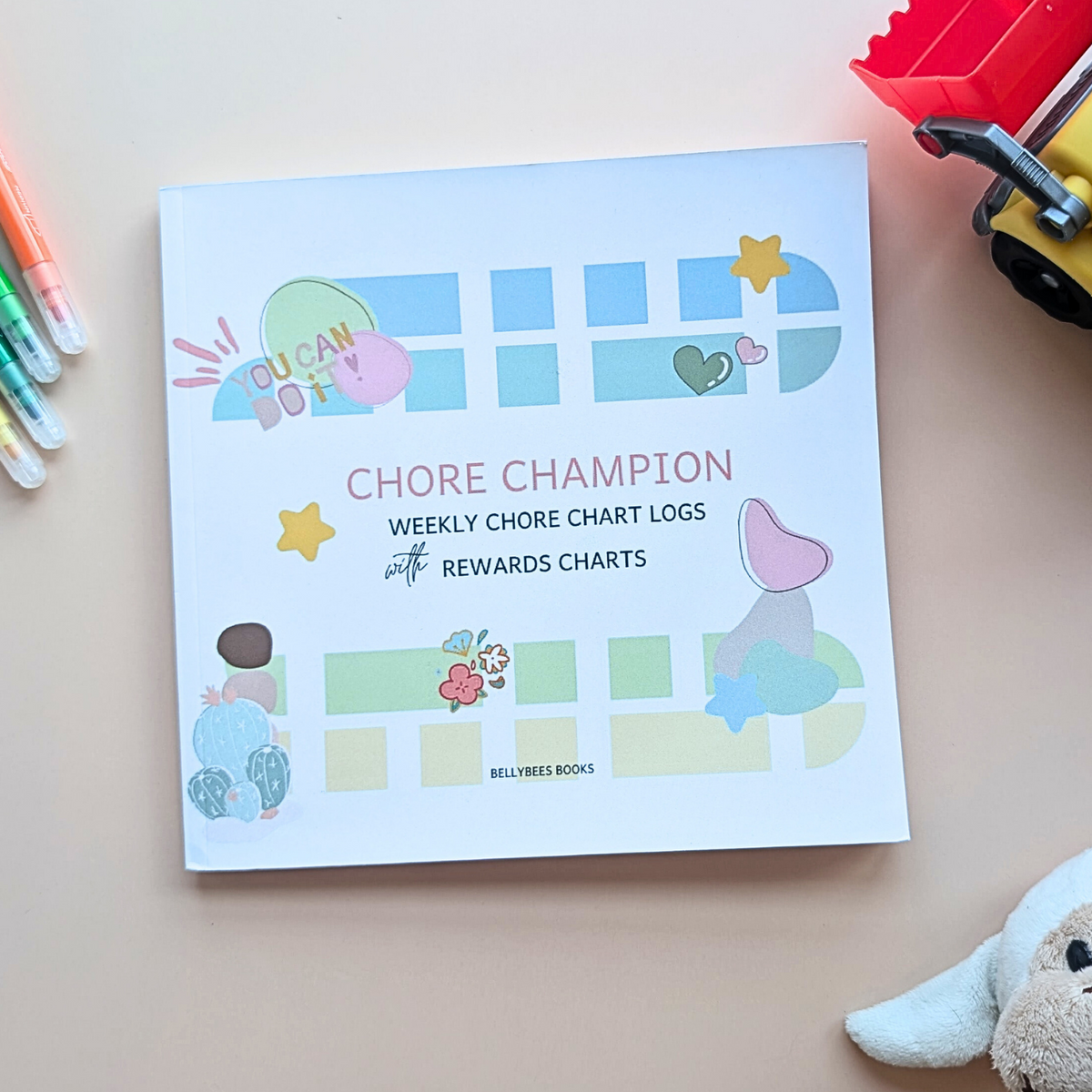 Chore Champions - Weekly Chore Chart Logs With Rewards Charts